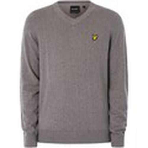 Jersey Punto De Algodón Merino Con Cuello En V para hombre - Lyle & Scott - Modalova