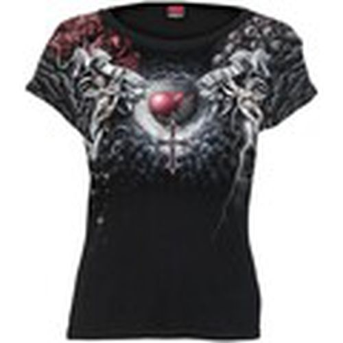 Camiseta manga larga Life And Death Cross para mujer - Spiral - Modalova