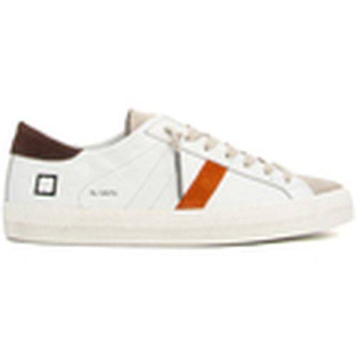 Deportivas Moda D.A.T.E. HL-VC-IT HILL LOW VINTAGE CALF WHITE-TMORO para hombre - Date - Modalova