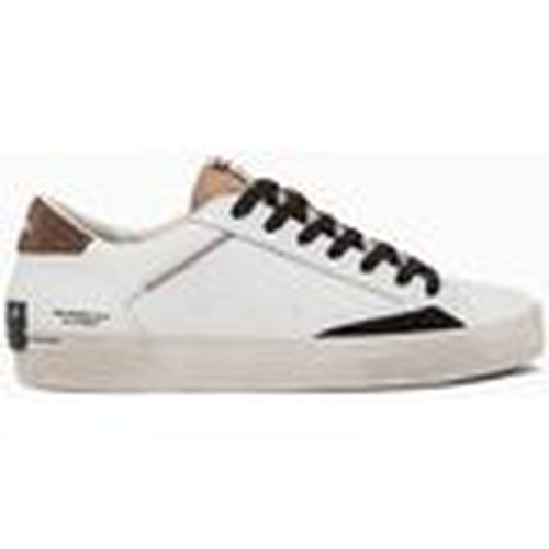 Deportivas Moda DISTRESSED 15002AA7-10 WHITE para hombre - Crime London - Modalova