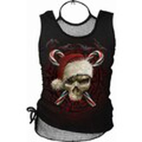 Camiseta tirantes Candy Cane Santa para mujer - Spiral - Modalova