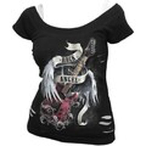 Camiseta manga larga Rock Angel para mujer - Spiral - Modalova