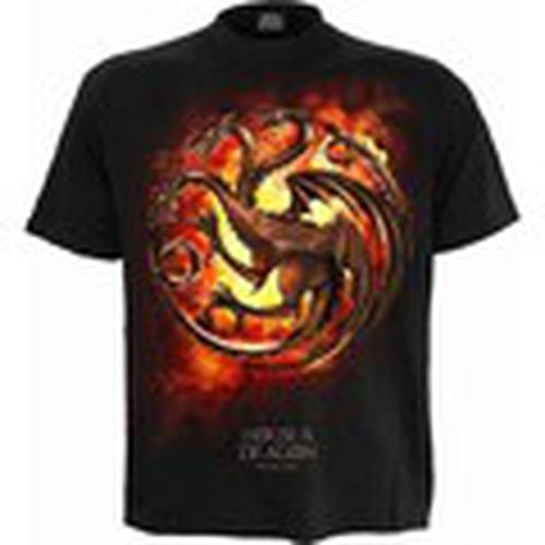 Camiseta manga larga Dragon Flames para hombre - Spiral - Modalova