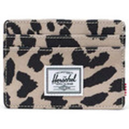 Cartera Carteira Charlie Cardholder Leopard Waves para hombre - Herschel - Modalova