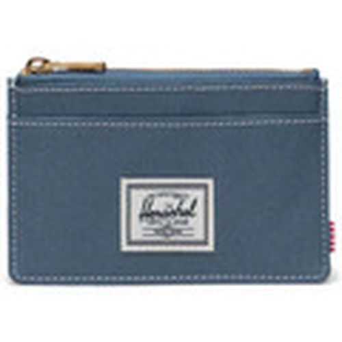 Cartera Carteira Oscar RFID Blue Mirage/White Stitch para mujer - Herschel - Modalova