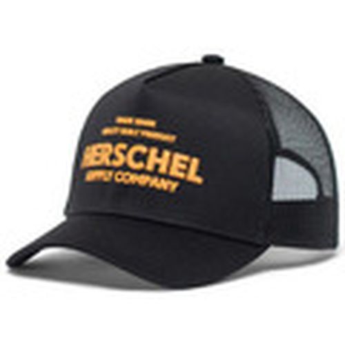 Gorra Chapéu Whaler Tall Mesh Shop Black/Golden Yellow para hombre - Herschel - Modalova