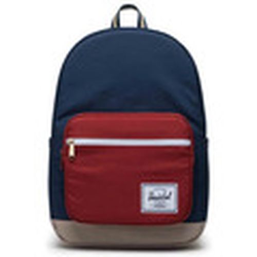 Mochila Pop Quiz Black Iris/Red Ochre/Twill para mujer - Herschel - Modalova