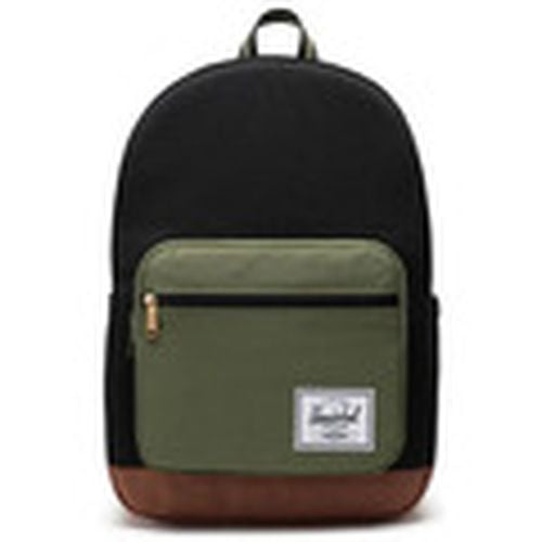 Mochila Pop Quiz Black/Four Leaf Clover/Saddle Brown para mujer - Herschel - Modalova