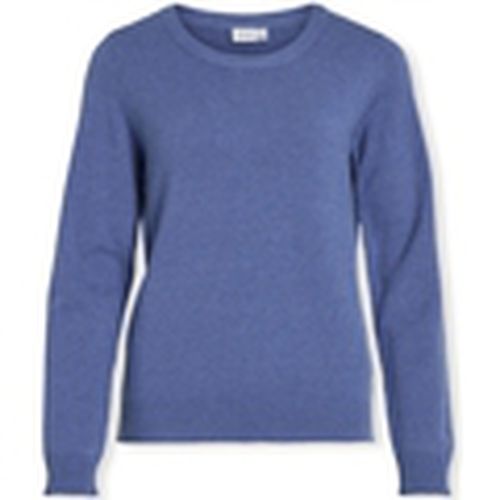 Jersey Noos Ril O-Neck L/S - Bijou Blue para mujer - Vila - Modalova