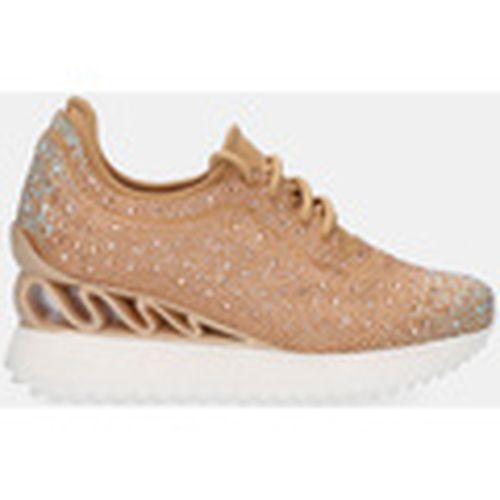 Sandalias SNEAKER CON CUÑA EXÉ B665-A01 STRASS APRICOT para mujer - Exé Shoes - Modalova