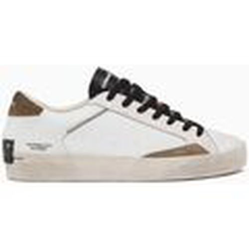 Deportivas Moda DISTRESSED 150005AA7-10 WHITE para hombre - Crime London - Modalova