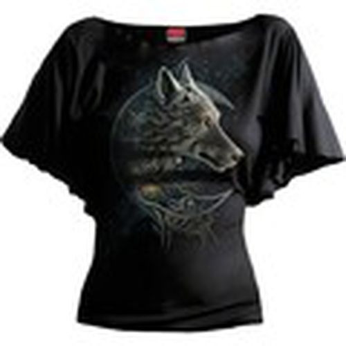 Camiseta manga larga Celtic Wolf para mujer - Spiral - Modalova