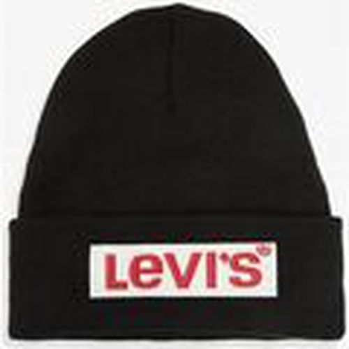 Sombrero 230764 00011 TAB BEANIE-059 BLACK para mujer - Levis - Modalova