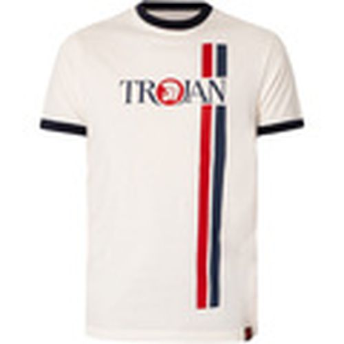 Camiseta Camiseta Con Logo Y Dos Rayas para hombre - Trojan - Modalova