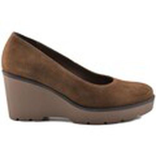 Zapatos de tacón Zapatos marrones de piel con cuña by para mujer - Casual - Modalova