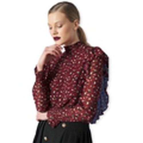 Blusa Top Agnes - Burgundy para mujer - Minueto - Modalova