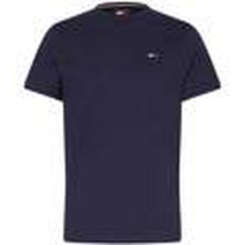 Tops y Camisetas Slim Rib T-Shirt Dark Night Navy para hombre - Tommy Jeans - Modalova