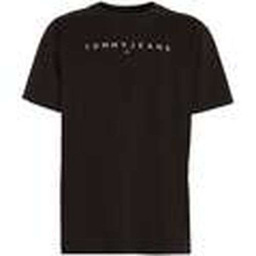 Tops y Camisetas Linear Logo T-Shirt Black para hombre - Tommy Jeans - Modalova