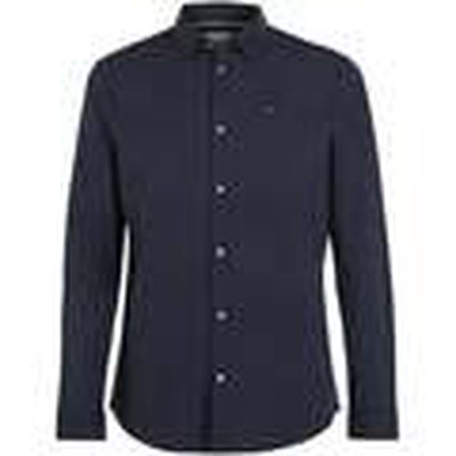 Camisa manga larga Original Stretch Slim Shirt Black para hombre - Tommy Jeans - Modalova