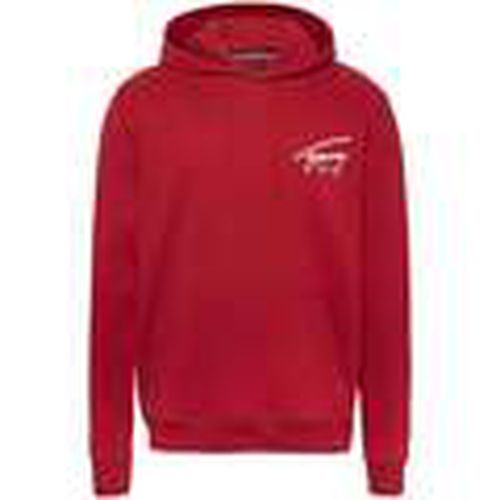 Jersey Signature Logo Graphic Hoodie Regatta Red para hombre - Tommy Jeans - Modalova