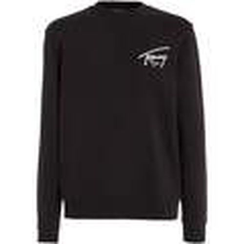 Jersey Signature Logo Graphic Sweatshirt Black para hombre - Tommy Jeans - Modalova