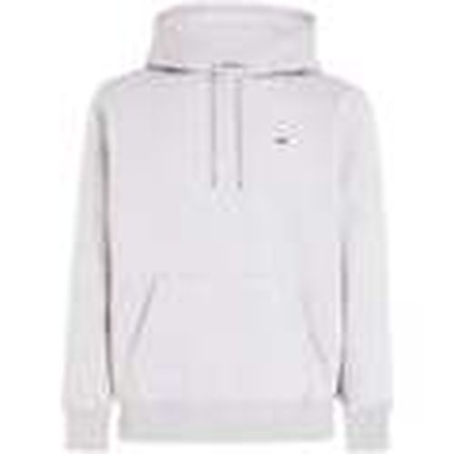 Jersey Fleece Hoodie Light Grey Heather para hombre - Tommy Jeans - Modalova