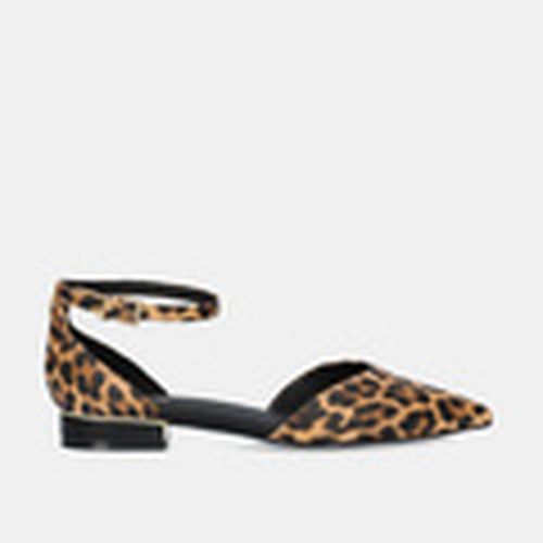 Sandalias BAILARINAS SONIA-833 LEOPARD BLACK para mujer - Exé Shoes - Modalova