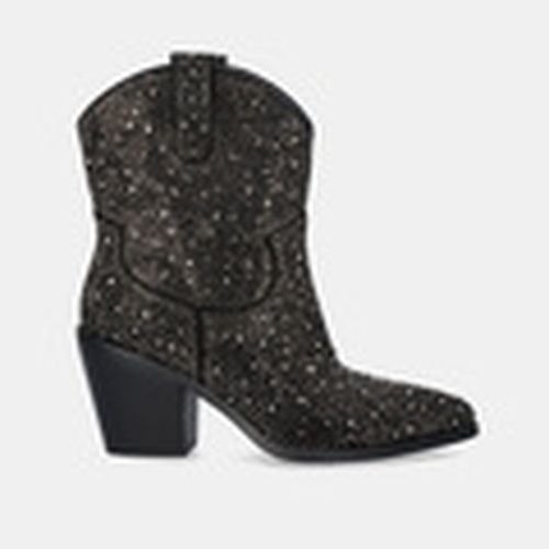 Botines BOTÍN COWBOY P630-T812 STRASS BLACK para mujer - Exé Shoes - Modalova