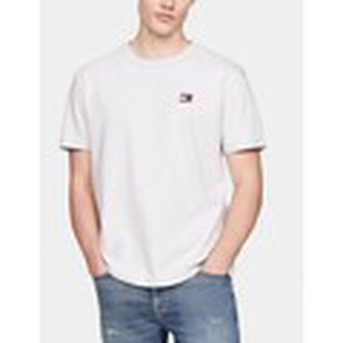 Camiseta CAMISETA BADGE TEE PJ4 GREY para hombre - Tommy Jeans - Modalova