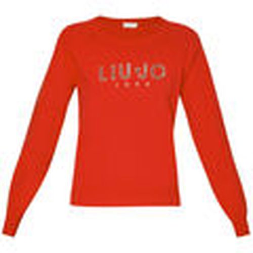 Jersey Jersey con logotipo y strass para mujer - Liu Jo - Modalova