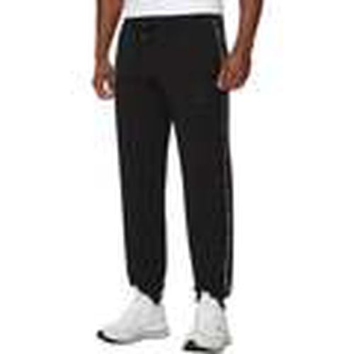 Pantalón chandal Logo Series Stretch Viscose Joggers Black para hombre - Ea7 Emporio Armani - Modalova