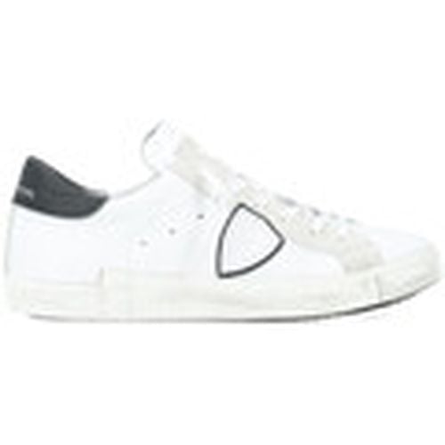 Deportivas Moda Zapatilla París X en blanco y negro para mujer - Philippe Model - Modalova