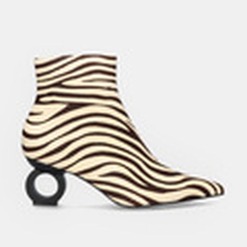 Botines BOTÍN DE TACÓN BRUNA-612 LEATHER ZEBRA para mujer - Exé Shoes - Modalova