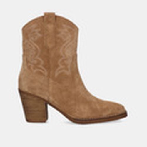 Botas BOTIN COWBOY 2575-04R SUEDE BROWN para mujer - Exé Shoes - Modalova