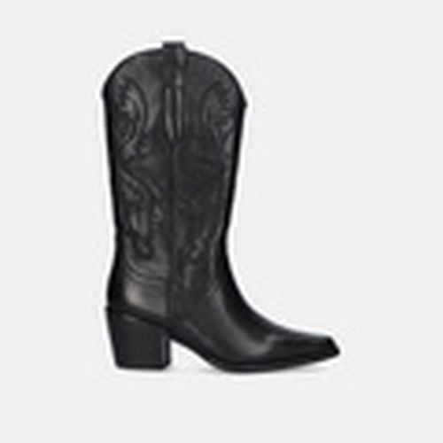 Botas BOTA COWBOY 1388-01T LEATHER BLACK para mujer - Exé Shoes - Modalova