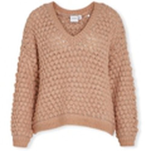 Jersey Evali Knit L/S - Natural Melange para mujer - Vila - Modalova