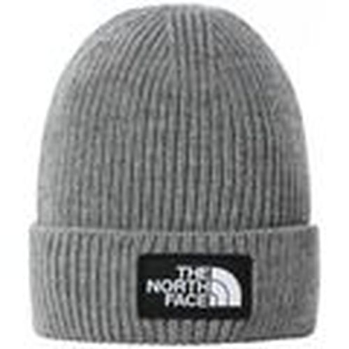 Sombrero NF0A3FJX - LOGO BOX CUFFED-DYY1 Medium Grey Heather para mujer - The North Face - Modalova