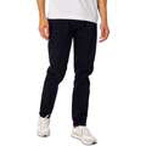 Pantalón chandal Pantalones de jogging de sarga de algodón elástico para hombre - Replay - Modalova