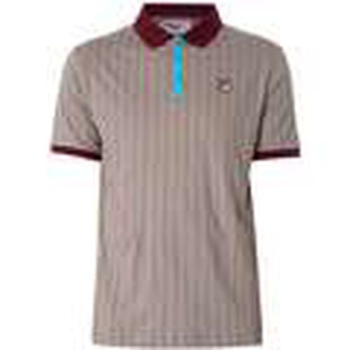 Camiseta Polo clásico de rayas vintage para hombre - Fila - Modalova