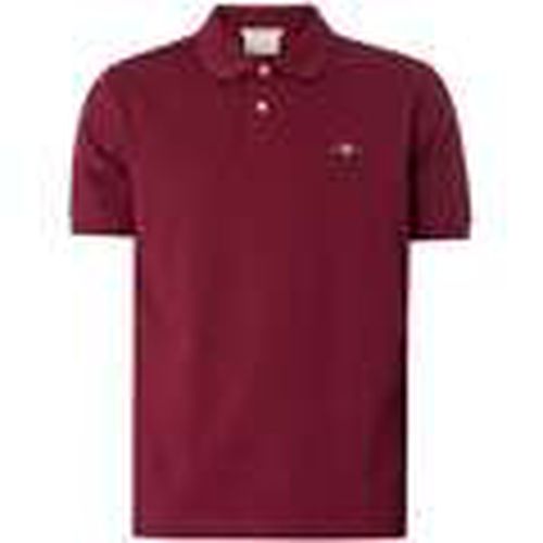 Polo Camisa polo de piqué con escudo para hombre - Gant - Modalova