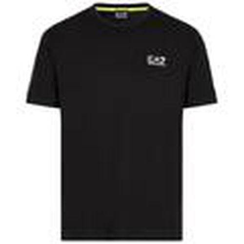 Tops y Camisetas Logo Series Logo Stripe T-Shirt - Black para hombre - Ea7 Emporio Armani - Modalova