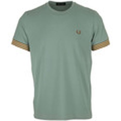 Camiseta Stripped Cuff para hombre - Fred Perry - Modalova