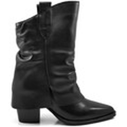 Botas BOTA COWBOY CON POLAINA NEGRA DE PIEL TINY para mujer - Vexed - Modalova