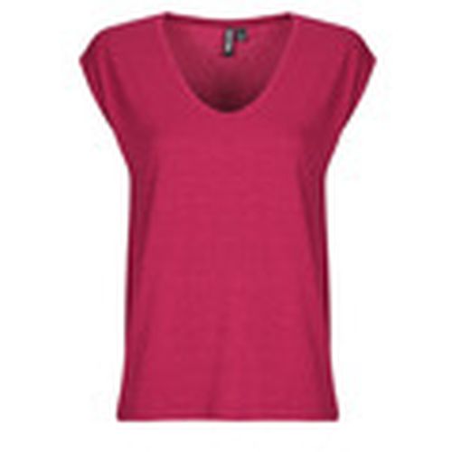 Camiseta PCBILLO TEE LUREX STRIPES para mujer - Pieces - Modalova