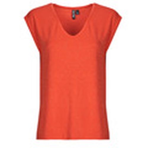 Camiseta PCBILLO TEE LUREX STRIPES para mujer - Pieces - Modalova