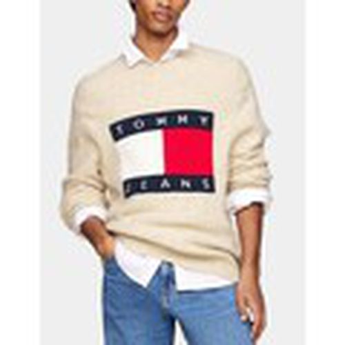 Jersey SUDADERA MELANGE FLAG SWEATER para hombre - Tommy Jeans - Modalova