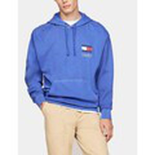 Jersey SUDADERA BACK GRAPHIC RELAXED HOODIE C8T BLUE para hombre - Tommy Jeans - Modalova