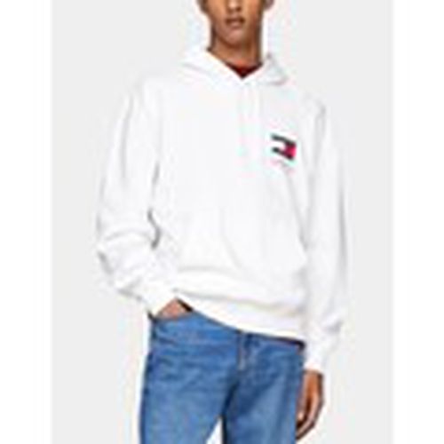 Jersey SUDADERA BACK GRAPHIC RELAXED HOODIE YBR WHITE para hombre - Tommy Jeans - Modalova