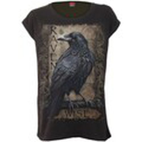 Camiseta manga larga Raven Wise para mujer - Spiral - Modalova