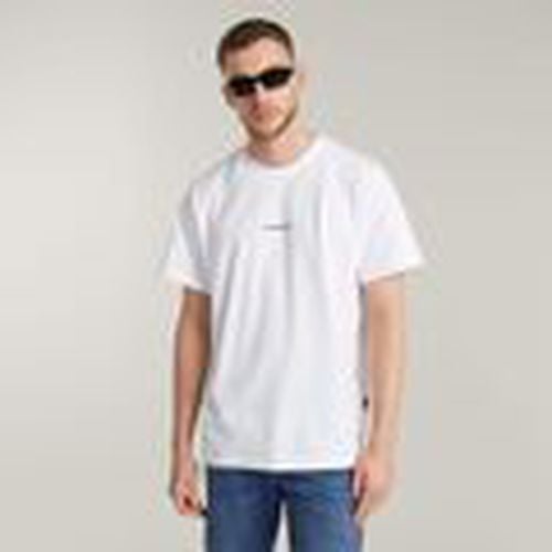 Tops y Camisetas D25677-C336 CENTER CHEST-110 WHITE para hombre - G-Star Raw - Modalova